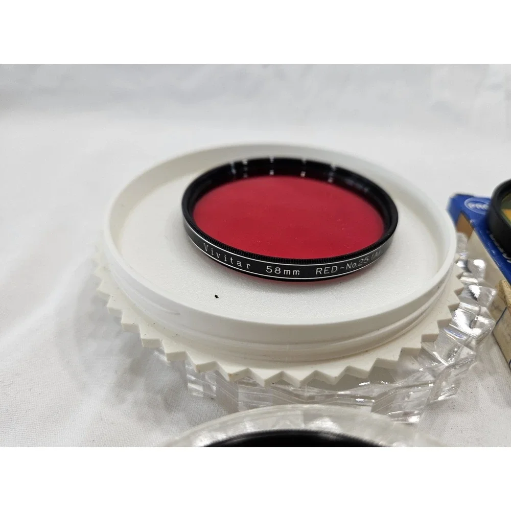 Lot Of Six‎ Camera Filter Lenses Vemar Hoya Tiff Vivitar